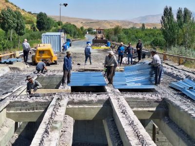 بازدید سرزده  زاهد محمودی از پل سیوان مرند 