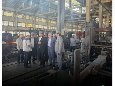بازدید مدیرعامل منطقه آزاد ارس از شرکت فولاد Karakert Steel در ارمنستان